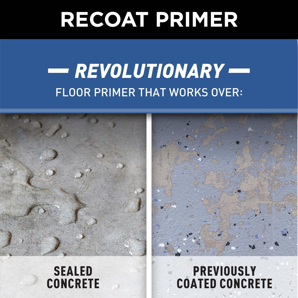 Rust-Oleum demonstrates up to 400 sq ft coverage per gallon on sealed concrete