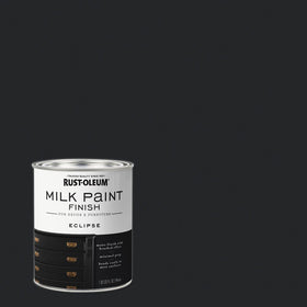 Rust-Oleum Eclipse Milk Paint in washed matte finish on a table for a soft update.