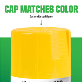 Rust-Oleum Farm & Implement spray paint resists chipping on metal surfaces.