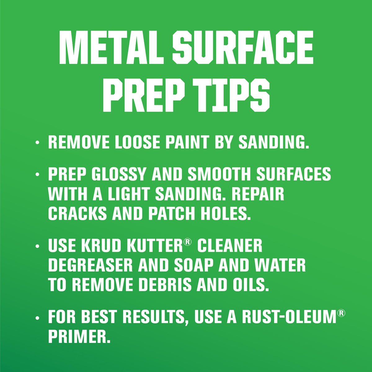 Even spray pattern and quick-dry time from Rust-Oleum Farm & Implement gloss black paint.