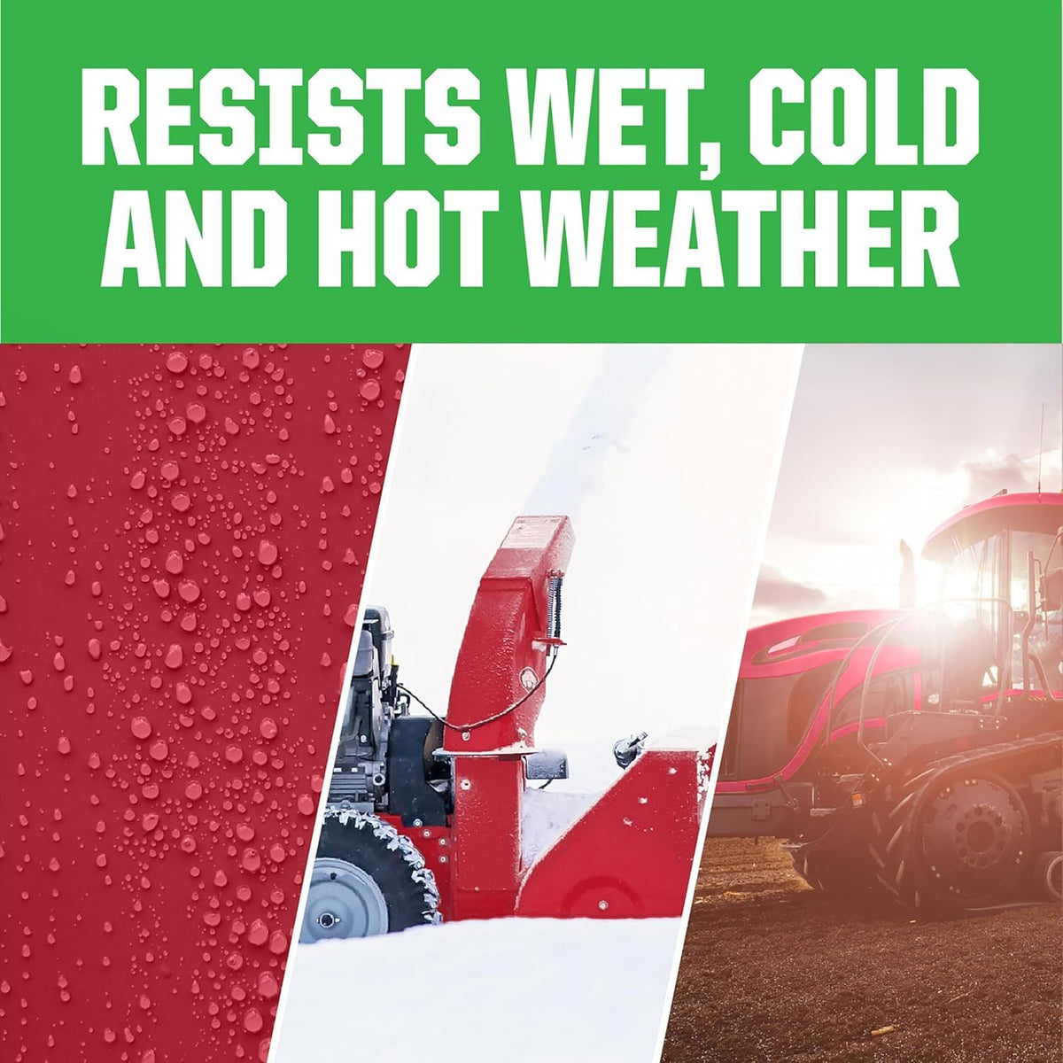 Rust-Oleum Farm & Implement spray paint gloss red for a durable, weatherproof finish