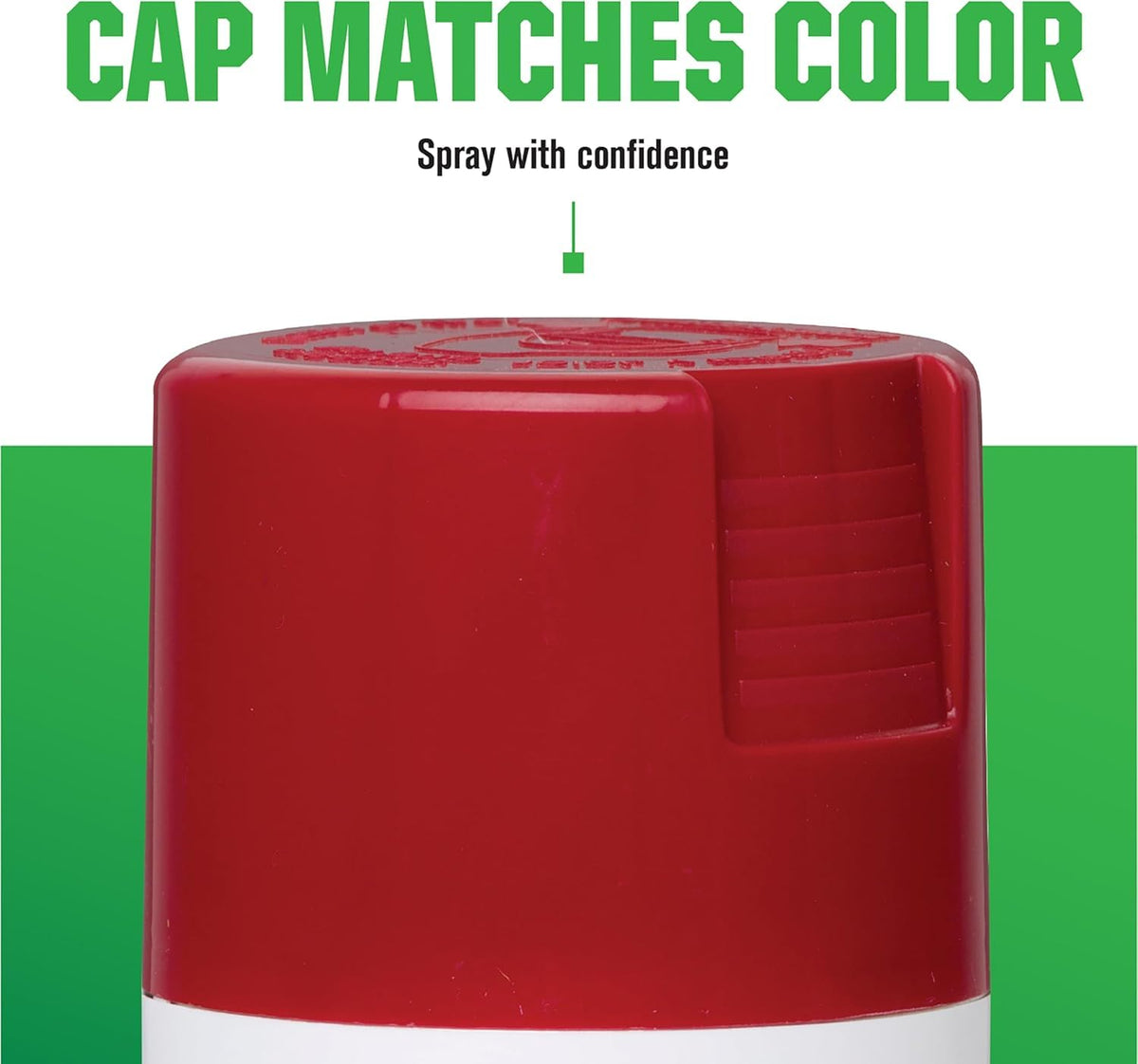 Rust-Oleum Farm & Implement spray paint gloss red on lawn mower surface for refreshed look