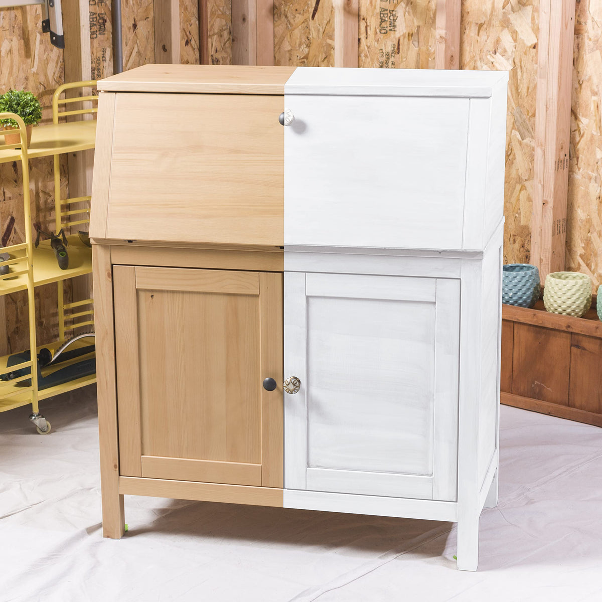 Rust-Oleum Chalked paint dries quickly for faster results