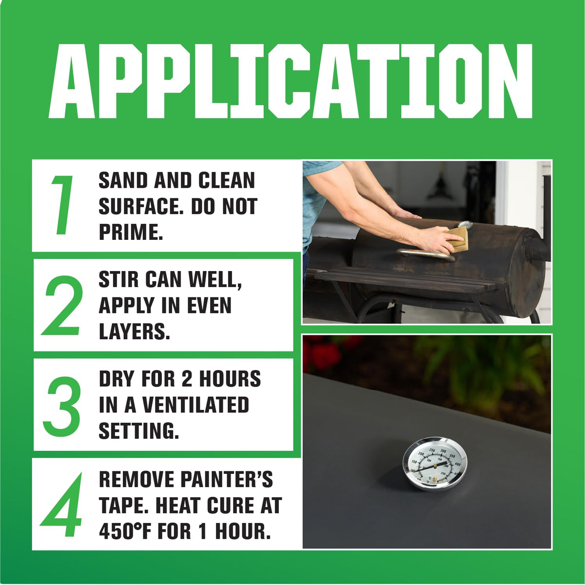 Rust-Oleum High Heat Brush-On Paint application highlights easy brush-on coating on metal surfaces