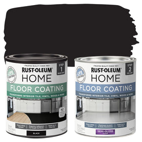 Rust-Oleum Home balance bottle pour demonstrates easy mixing for an even base coat.