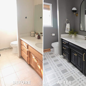 Rust-Oleum HOME floor coating kit dries to light foot traffic in 24 hours