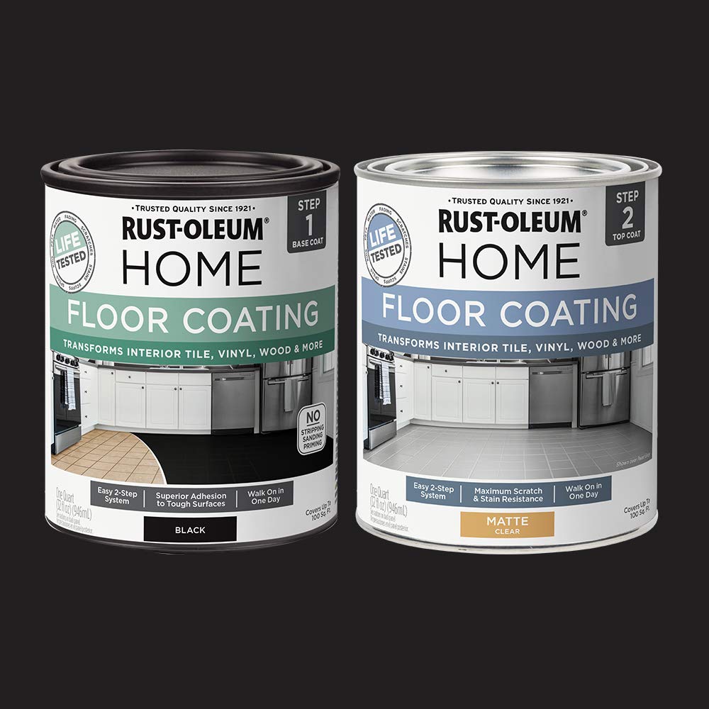 Rust-Oleum Home top coat drying process provides protective, low-odor seal.