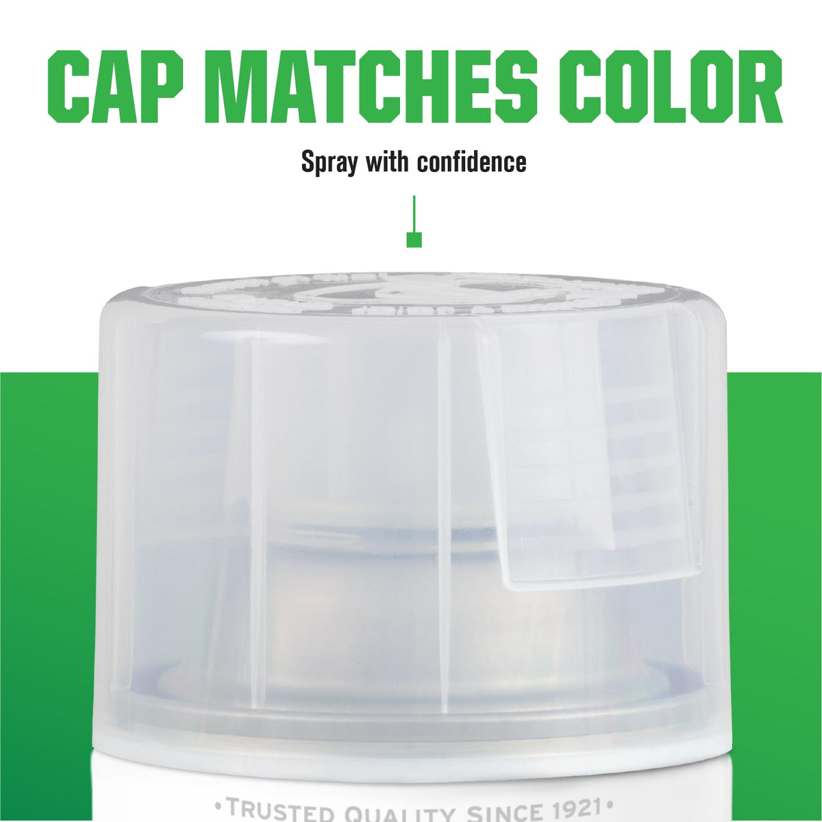 Rust-Oleum Lacquer Spray on unglazed ceramic ensures strong adhesion and gloss.