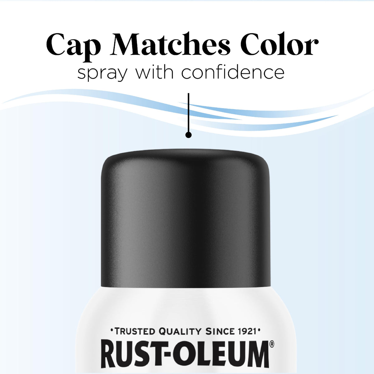 Rust-Oleum Low Odor Premium Spray Paint can be used on wood, metal, glass, and plastic surfaces.