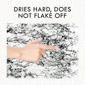 Rust-Oleum Specialty Marble Spray delivers durable color with realistic veining.
