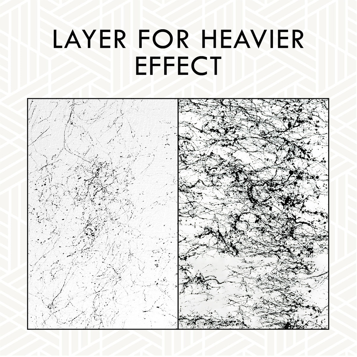 Rust-Oleum Marble Spray Paint on frames for sophisticated, indoor decor.