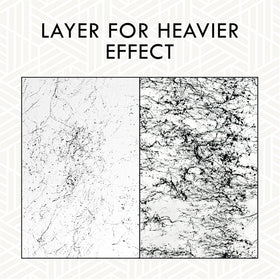 Rust-Oleum Marble Spray Paint on frames for sophisticated, indoor decor.
