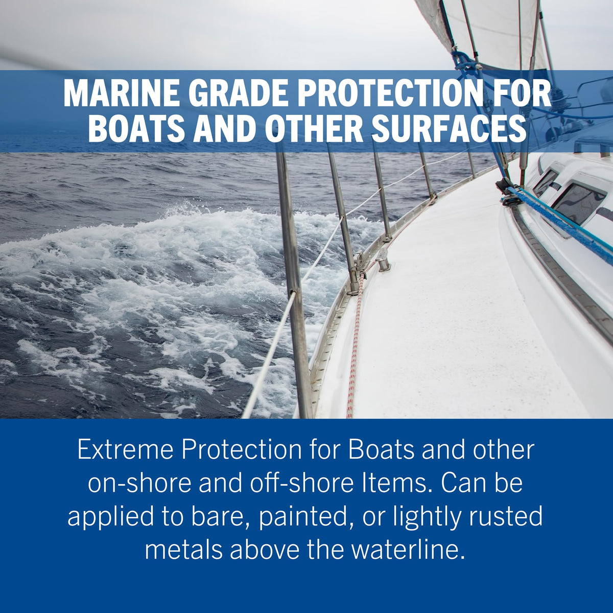 Rust-Oleum Marine Primer provides durable, corrosion-resistant protection for metal.