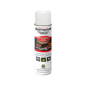 Rust-Oleum marking paint on concrete shows bold, visible lines for job sites.