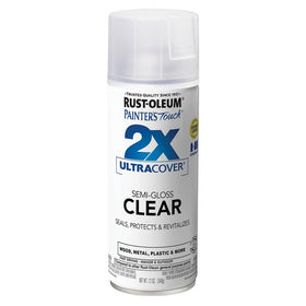 Rust-Oleum Painter's Touch 2X covers up to 12 sq ft per can for efficient projects.