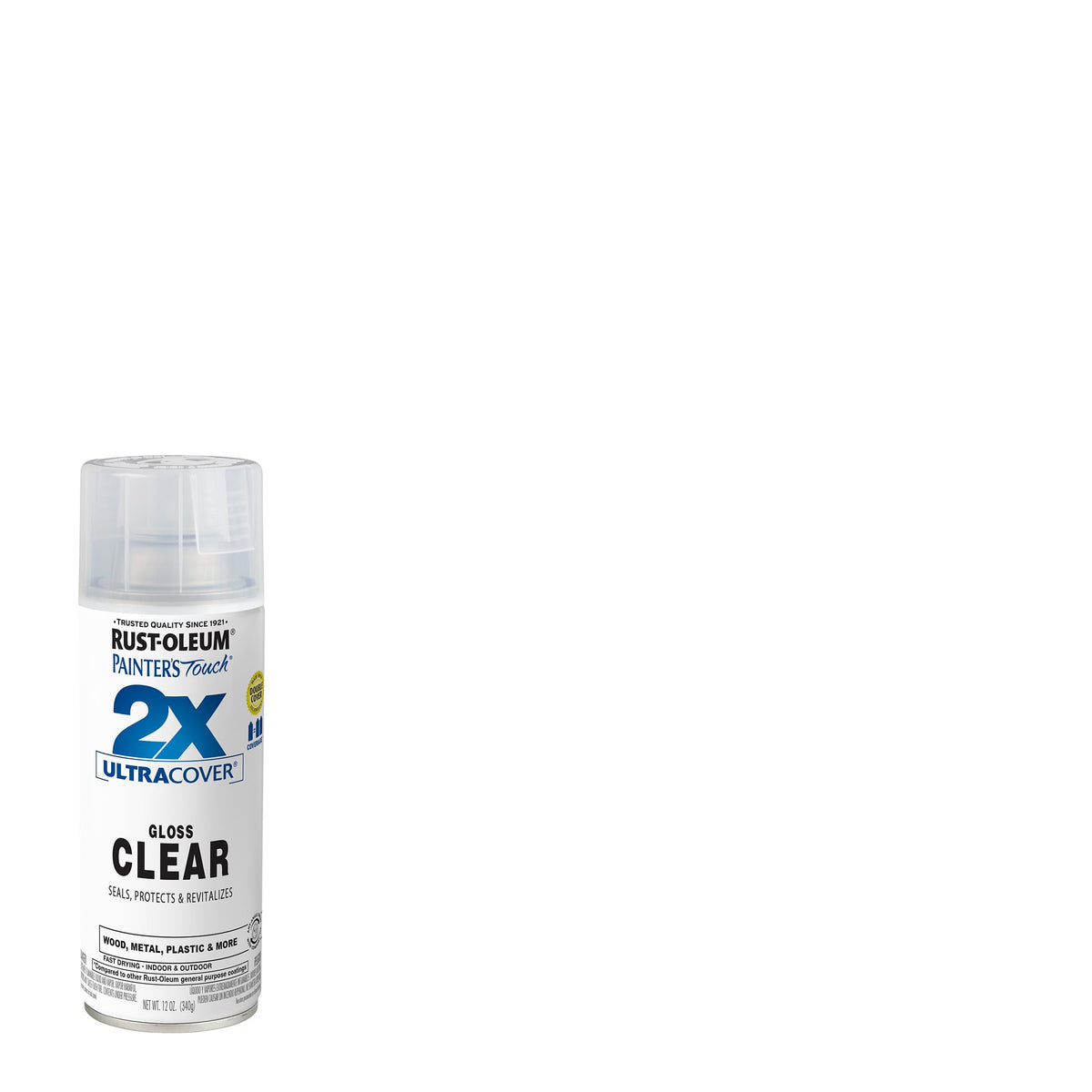 Rust-Oleum Painter's Touch 2X dries to the touch in about 20 minutes.