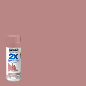 Rust-Oleum Painter's Touch 2X Satin Vintage Blush nozzle allows smooth application.