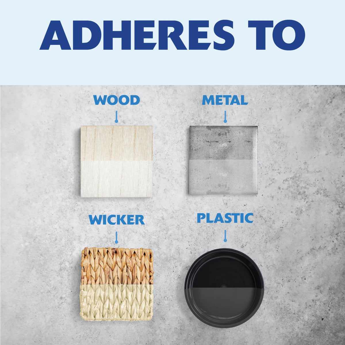 Rust-Oleum Painter's Touch 2X semi-gloss finish adds a soft, professional shine.