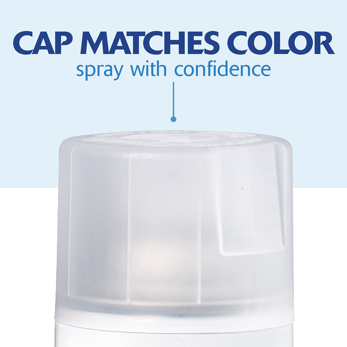Can and mineral spirits shown for easy cleanup after painting with Rust-Oleum 2X