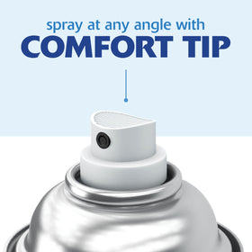 Rust-Oleum Painter's Touch 2X Ultra Cover spray arc demonstrating versatile any-angle spray