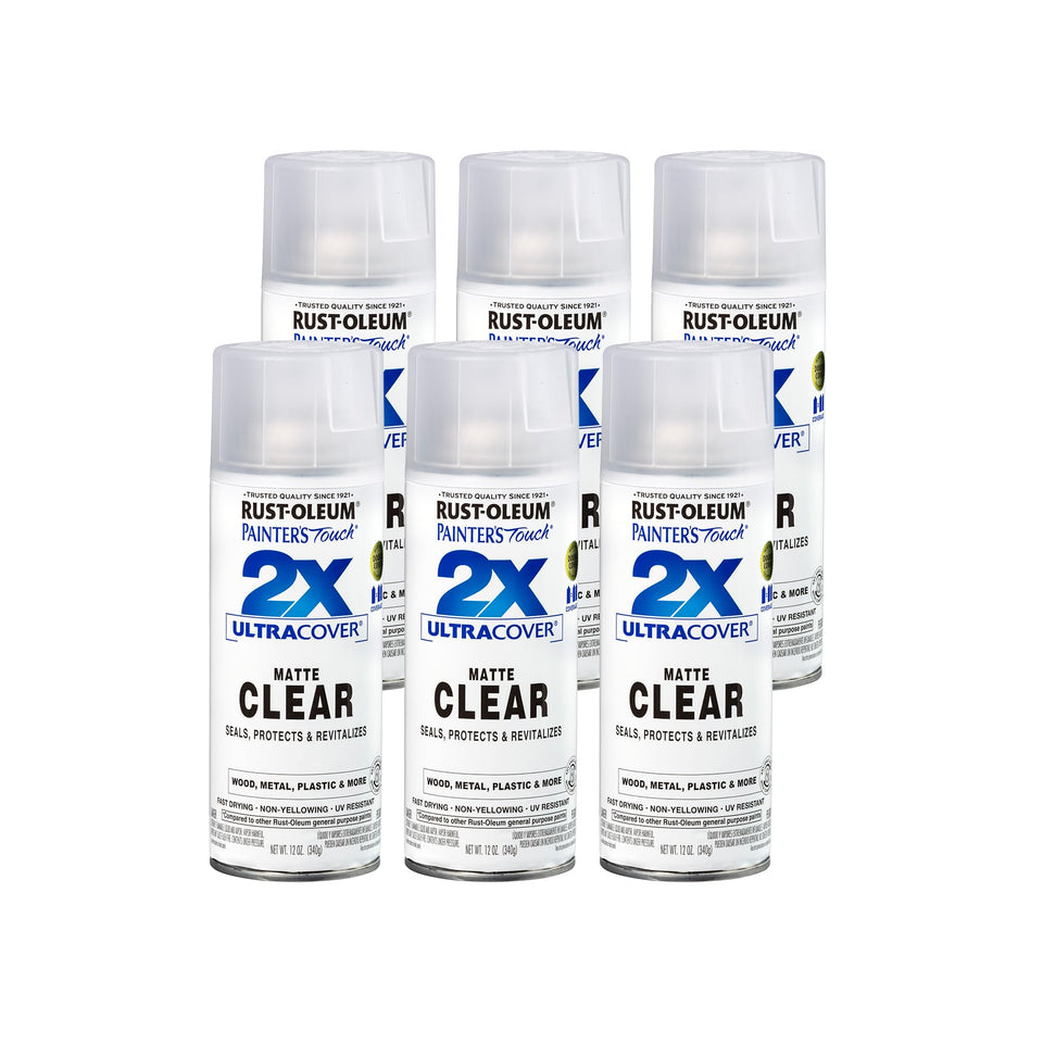 Rust-Oleum Painter's Touch 2X spray can delivers even coverage on multiple surfaces
