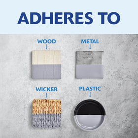Rust-Oleum Painter's Touch 2X exterior surfaces for weather-resistant protection.