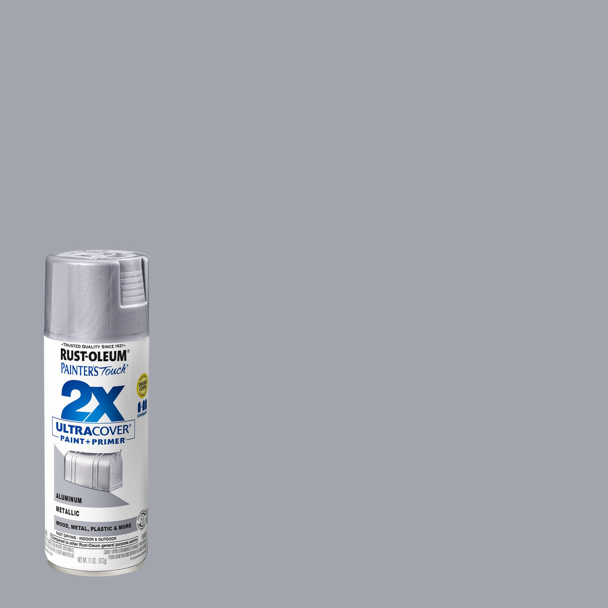 Rust-Oleum Painter's Touch 2X spray on metal for chip-resistant, durable finish.