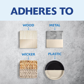 Rust-Oleum Painter's Touch Almond gloss finish for indoor furniture.