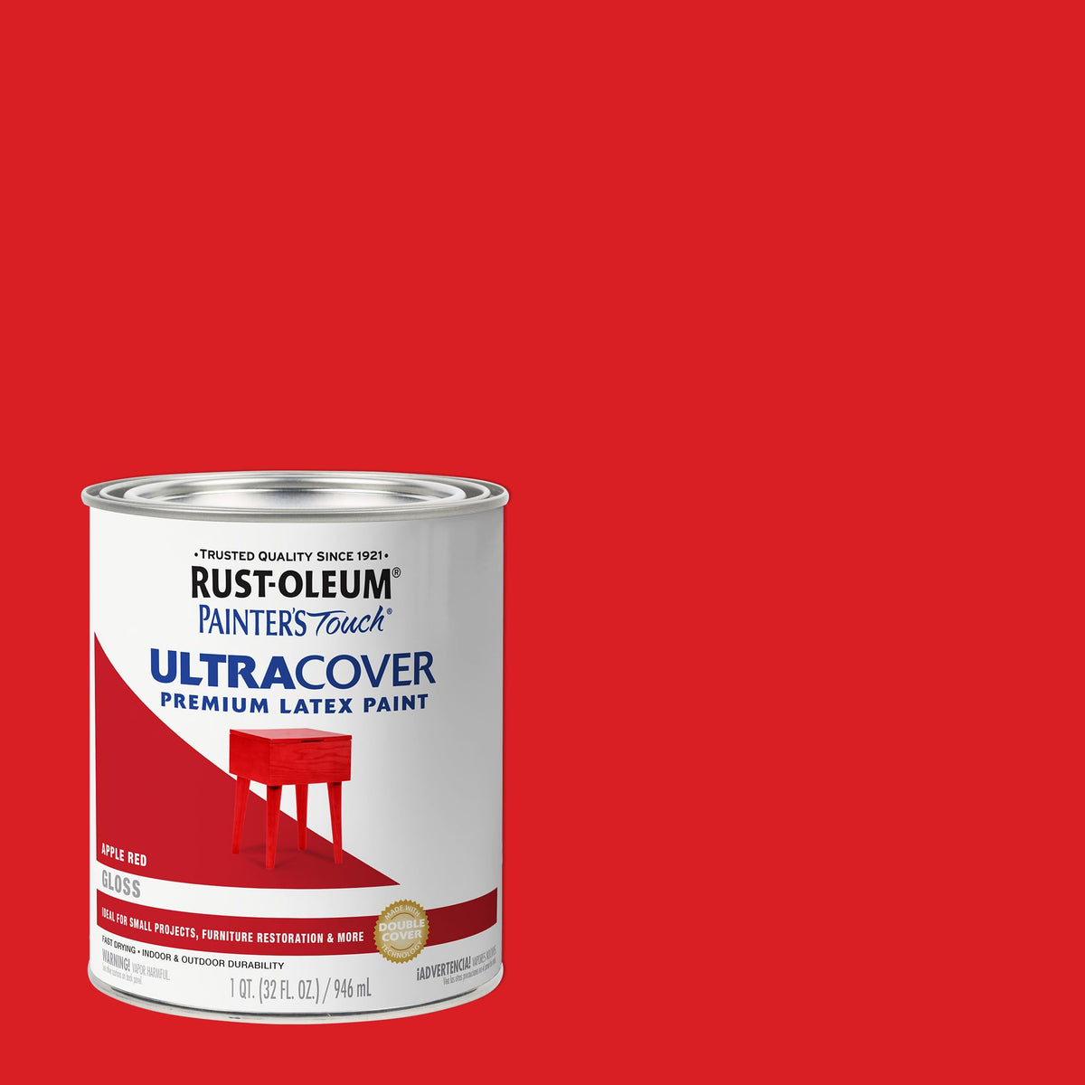 Rust-Oleum Painter's Touch gloss finish hides imperfections with a refreshed look.