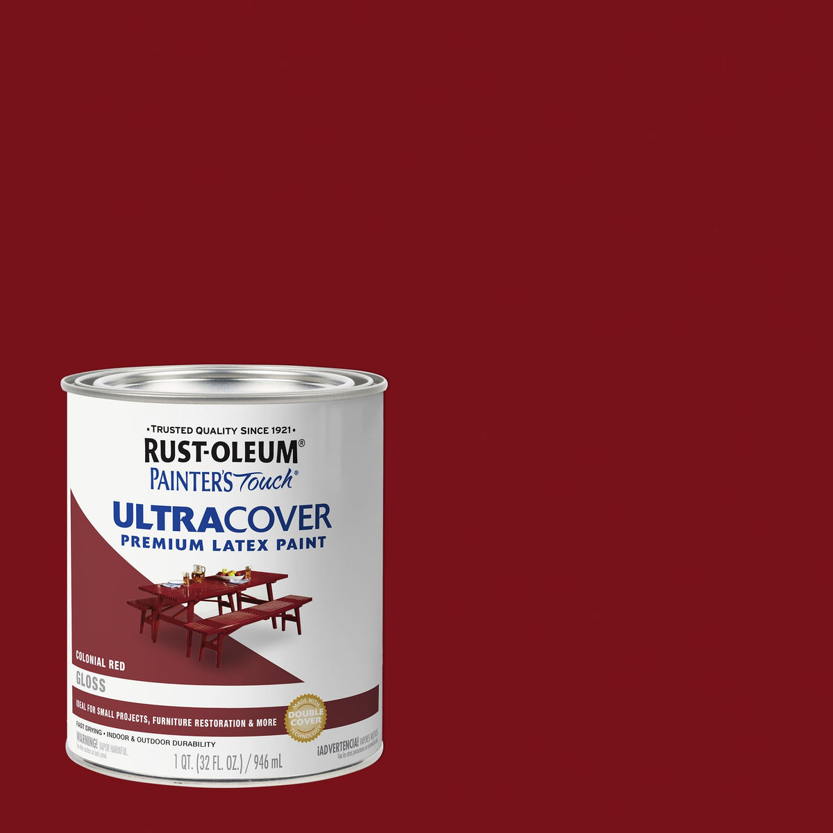 Interior-exterior versatility of Rust-Oleum Painter's Touch on wood and metal