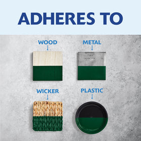Rust-Oleum Painter's Touch Ultra Cover dries to touch in 30 minutes.