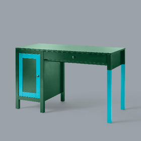 Rust-Oleum Painter's Touch on plaster or masonry with rich color.