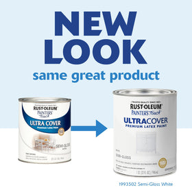 Rust-Oleum Painter's Touch Ultra Cover on plaster and masonry with solid coverage