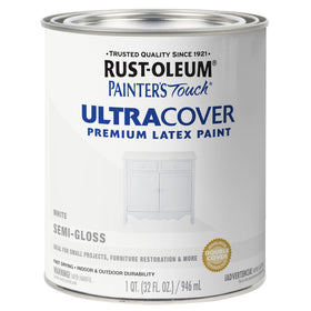 Rust-Oleum Painter's Touch Ultra Cover on wood and metal for durable projects