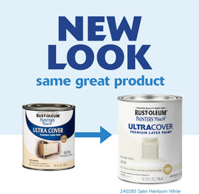Rust-Oleum Painter's Touch wood brush-stroke close-up shows even coverage