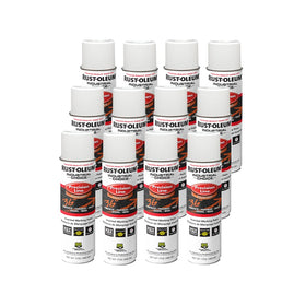 Rust-Oleum Precision Line inverted marking white paint for quick turf markings.