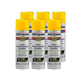 Rust-Oleum Professional enamel spray can shown with angled spray for versatile application
