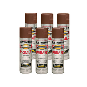 Rust-Oleum Professional Primer Spray with angle spray and upside-down use for easy priming.