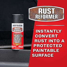 Rust-Oleum Rust Reformer demonstrates quick tack-free drying for faster project progress.