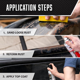 Rust-Oleum Rust Reformer supports rust prevention and better adhesion for future coats.