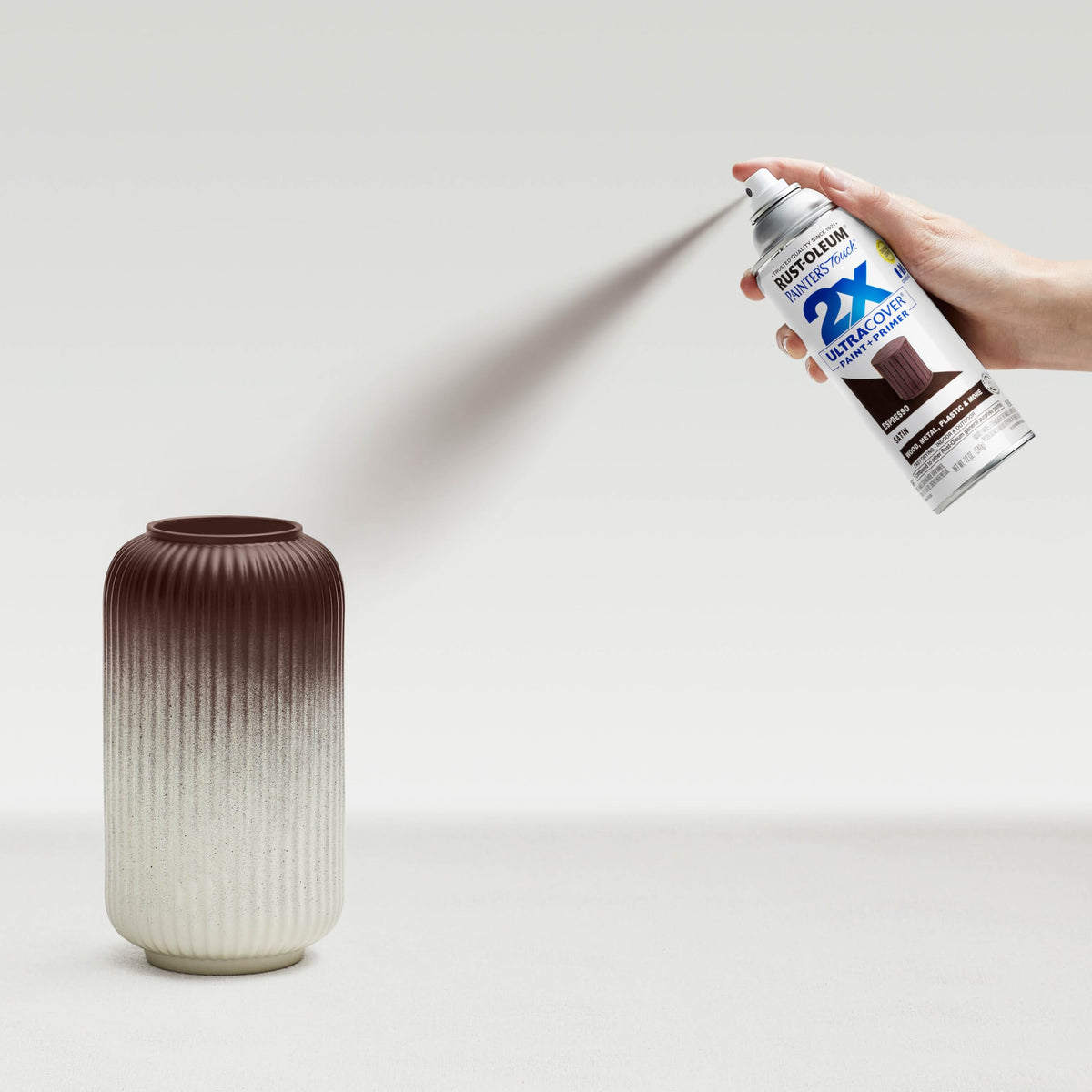Rust-Oleum Satin Espresso suitable for interior and exterior use