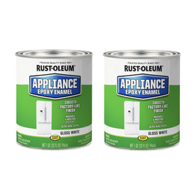 Rust-Oleum 241168 gloss white can refreshing interior appliances with durable enamel