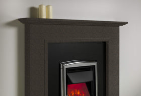 Close-up of mineral brown multi-tone finish from Rust-Oleum Stone Creations Spray.
