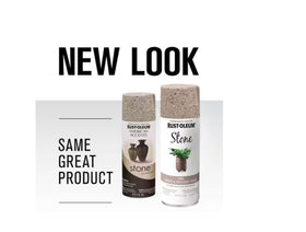 Textured stone finish adds authentic multi-tones to wood, metal, and crafts
