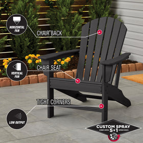 Rust-Oleum Stops Rust vertical fan nozzle for flat surfaces