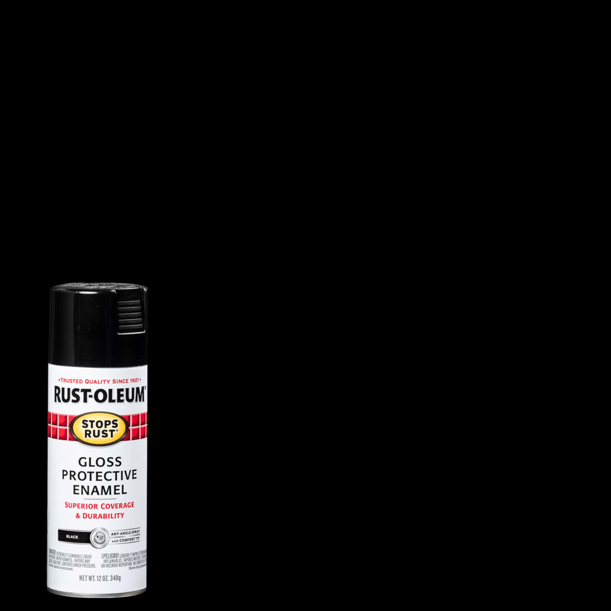 Rust-Oleum Stops Rust any-angle spray enables coating difficult areas.