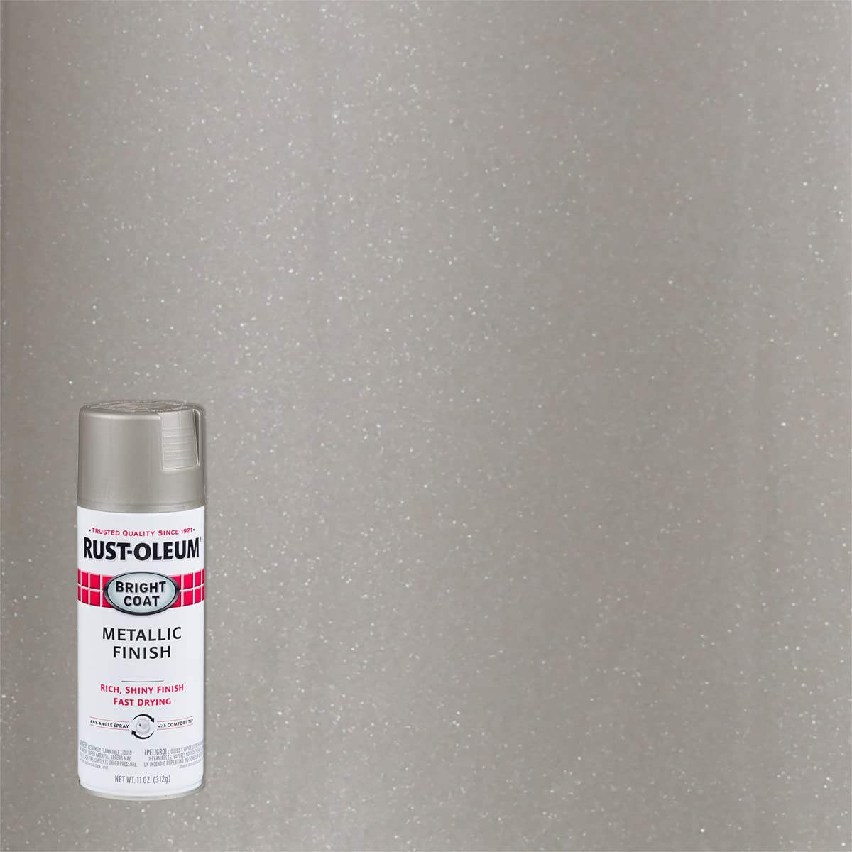 Rust-Oleum Stops Rust Bright Coat Chrome provides durable color retention for indoor projects.