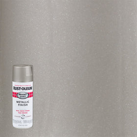 Rust-Oleum Stops Rust Bright Coat Metallic on interior metal with resilient chip resistance.