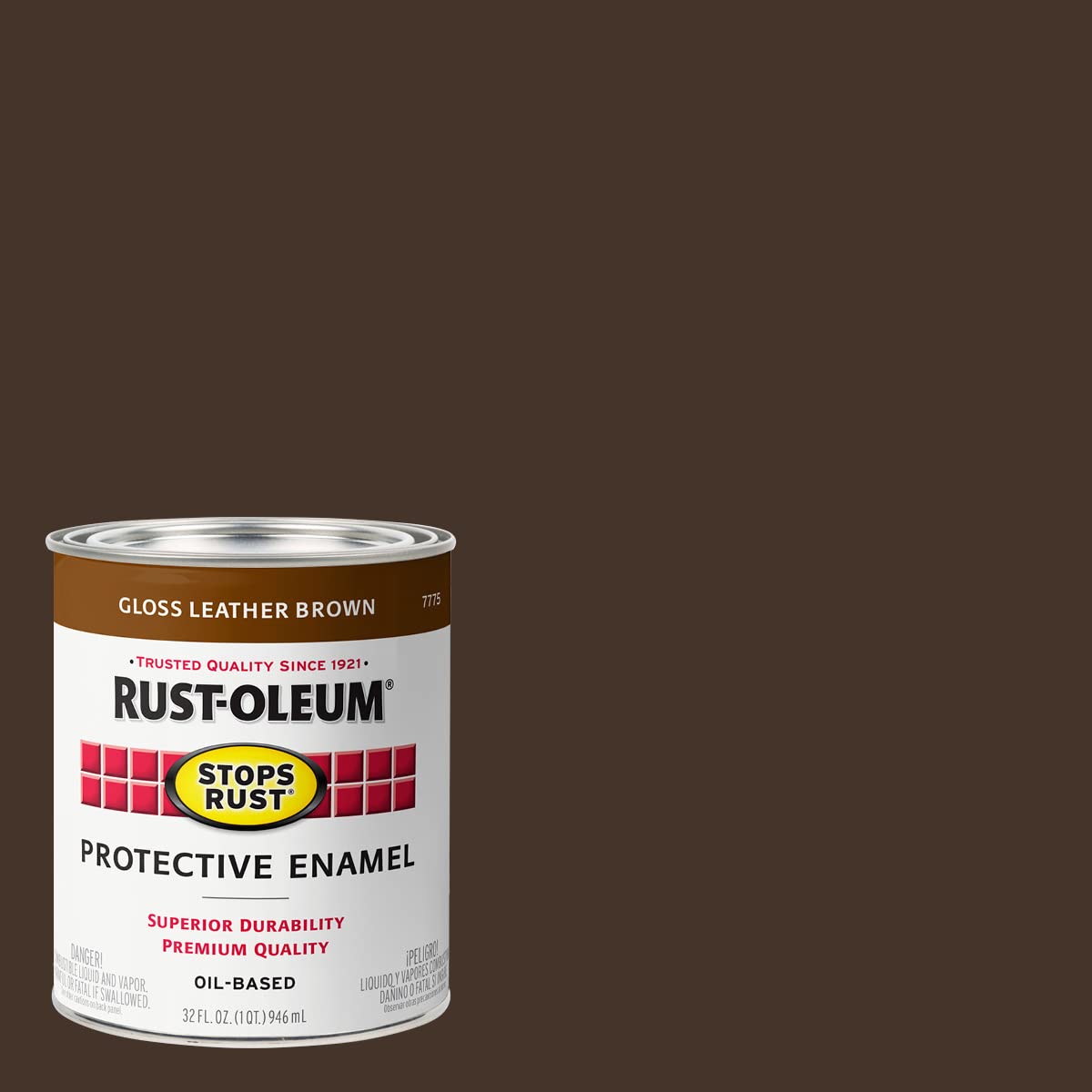 Rust-Oleum Stops Rust coverage close-up demonstrates quick-dry protection for surfaces.