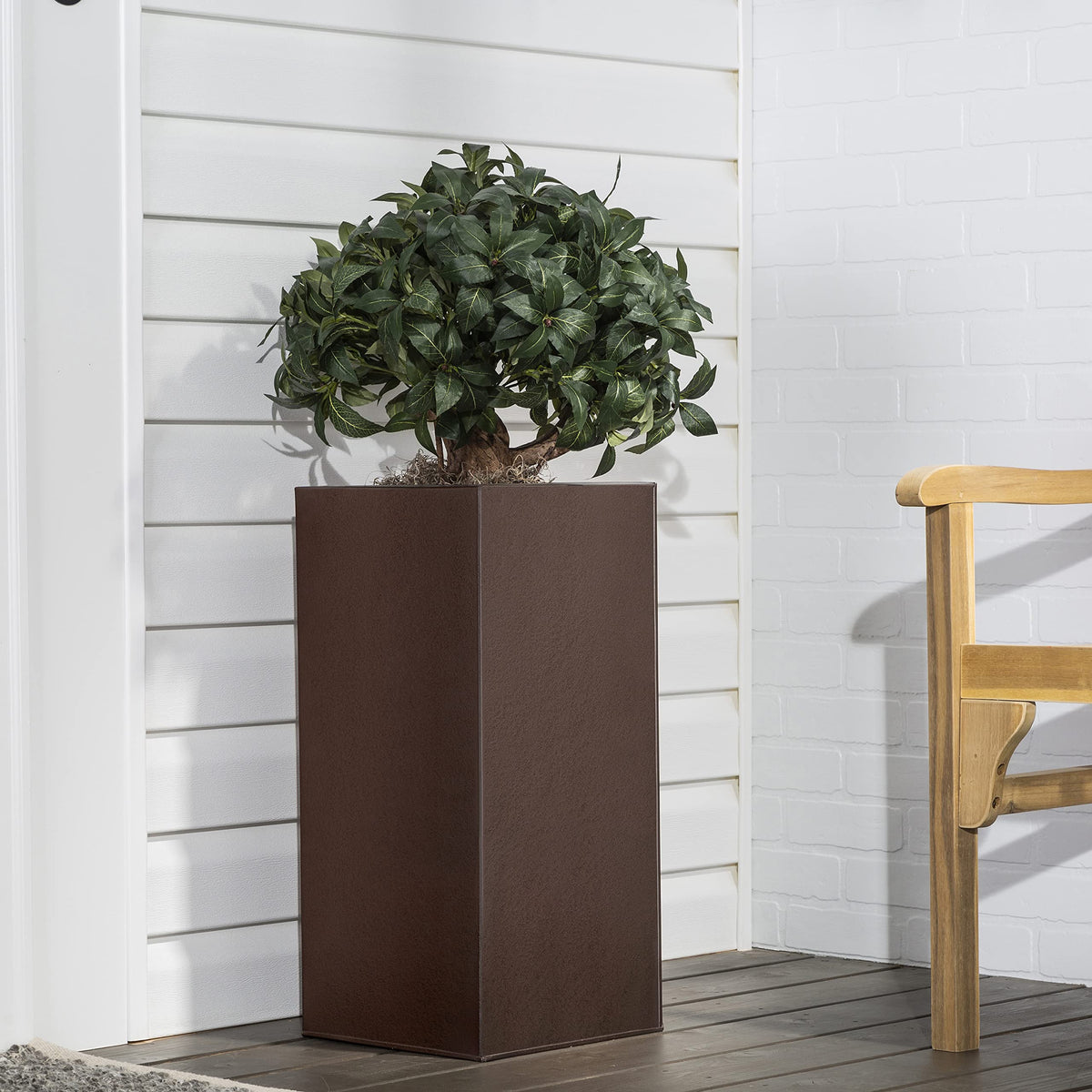 Rust-Oleum Stops Rust Hammered on metal surface protects wheelbarrow hardware